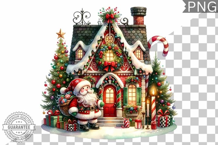 Santa Christmas Clipart Image 15