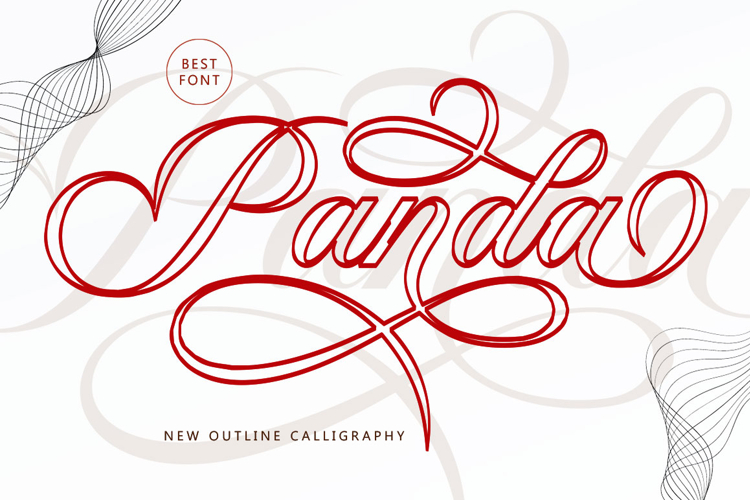 Panda Outline