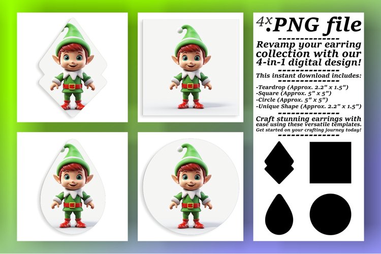 Charming Teardrop Chibi 3D - Square Sublimation Prints