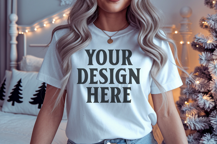 White Tshirt Mockup