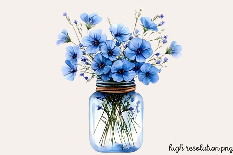 Blue Butterfly Clipart Image 8