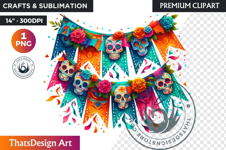 Sugar Skull Clipart Image 19