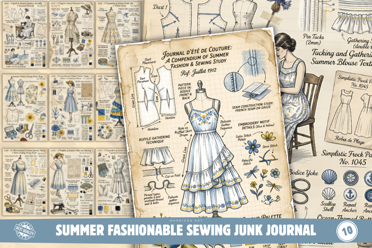 Sewing Illustration Image 22