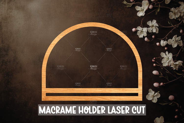 Blank Macrame Holder Laser cut, Home decor Laser Cut