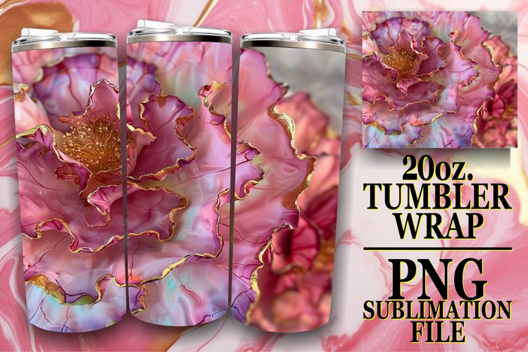 Enchanted Flower Glimmer Tumbler Collection