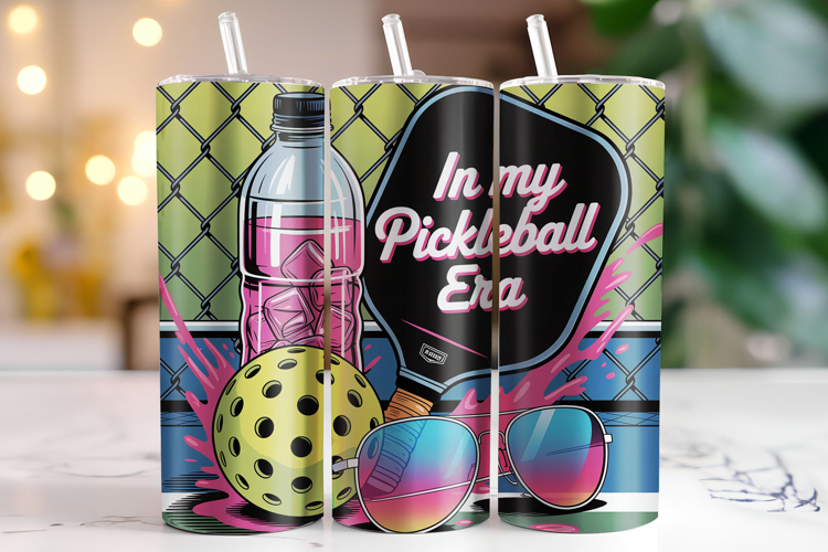 In my Pickleball Era Tumbler Wrap | Sublimation | Tumblers