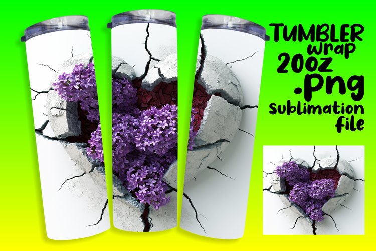 Springtime 3D Tumbler Delights