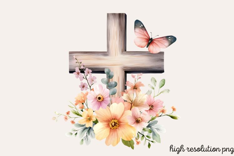 Easter Cross Clipart