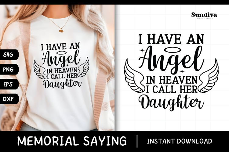 Heartfelt Memorial Quote SVG | I Call Her Daughter