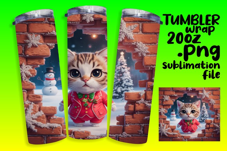 Christmas Tumbler Wrap Image 12