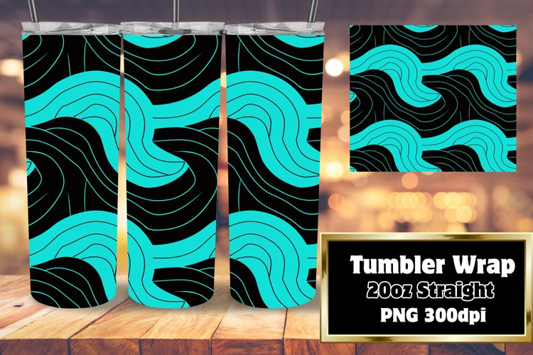 Neon Mirage Sublimation Art 20oz example image 1