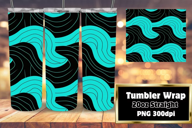 Neon Mirage Sublimation Art 20oz