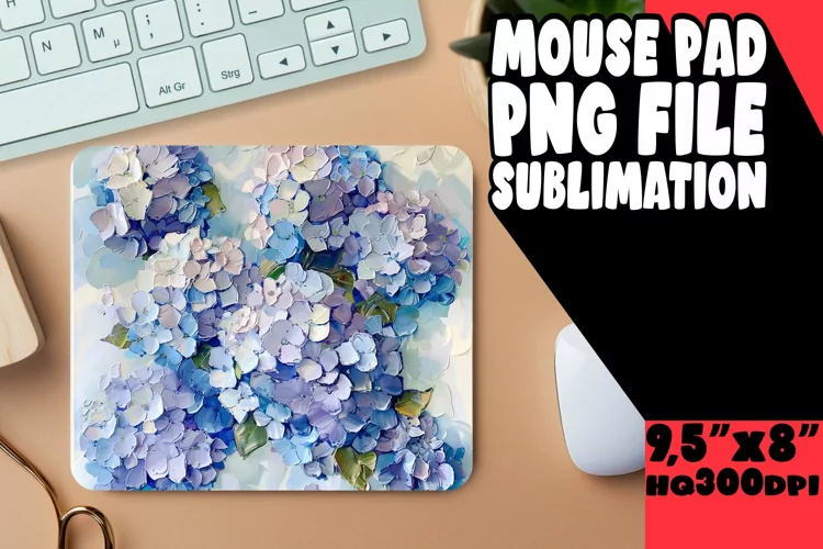 Spring Petal Parade Mouse Pad Design