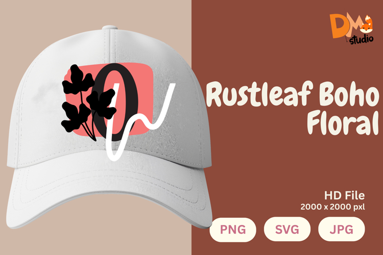Leaf Monogram Svg Image 18
