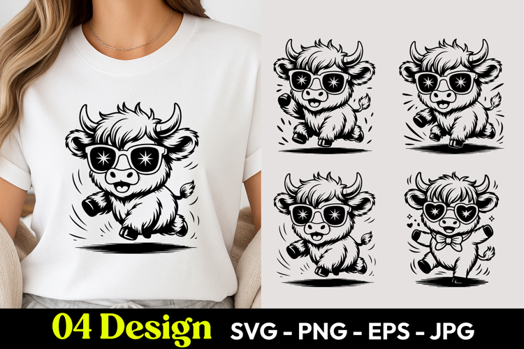 Cute Cartoon Cow Image 6