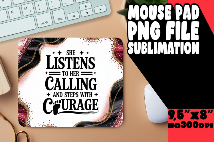 Cozy MOUSE MAT Creative Sublimation, Religious example image 1