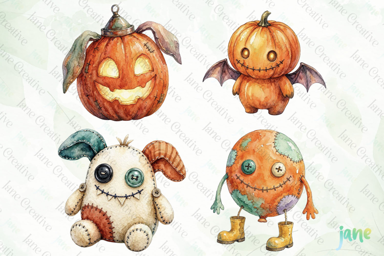 Cute Whimsical Monster Clipart
