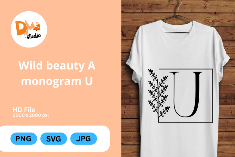Wild Beauty Monogram Floral