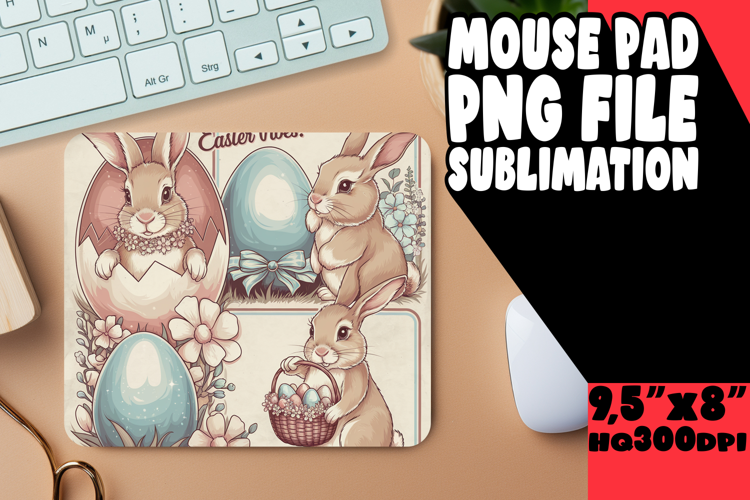 Cheerful Desk Mat Design Ideas, Cute Easter