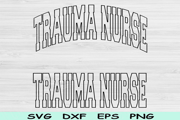 Trauma Nurse Svg Cut Files, Trauma Nurse Png, ER Nurse Svg