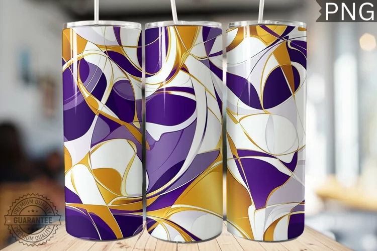 Abstract Pattern Tumbler Warp - High Quality 300 Dpi