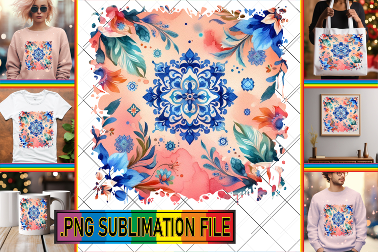 Whimsical TSHIRT PNG Designs, Watercolor Pattern