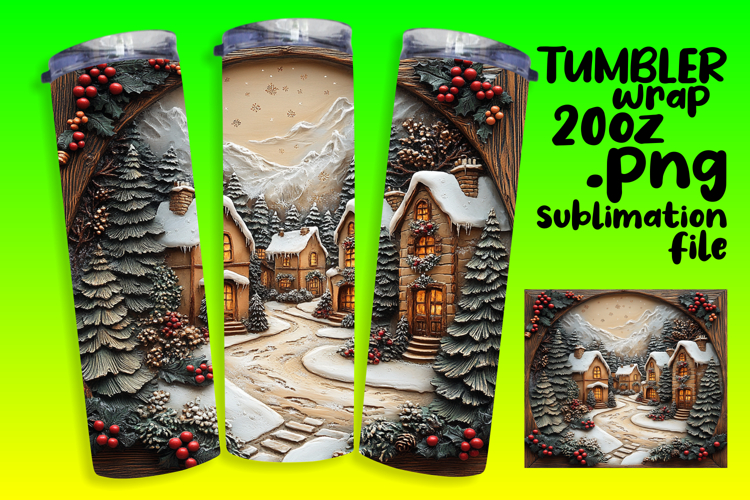 Christmas Tumbler Wrap Image 7