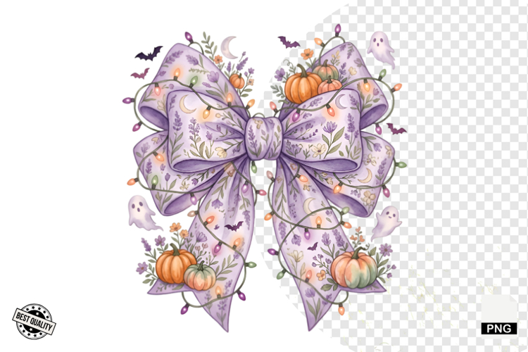 Halloween Bows & Lights Clipart