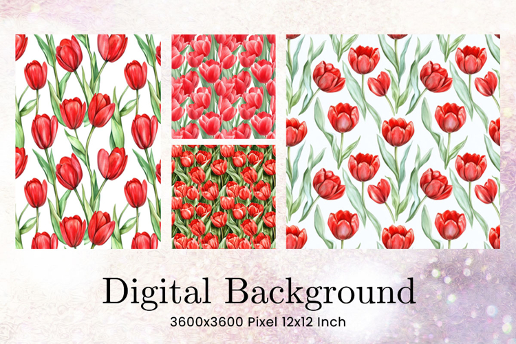 Flower Pattern Background Wallpaper Digital Paper_21