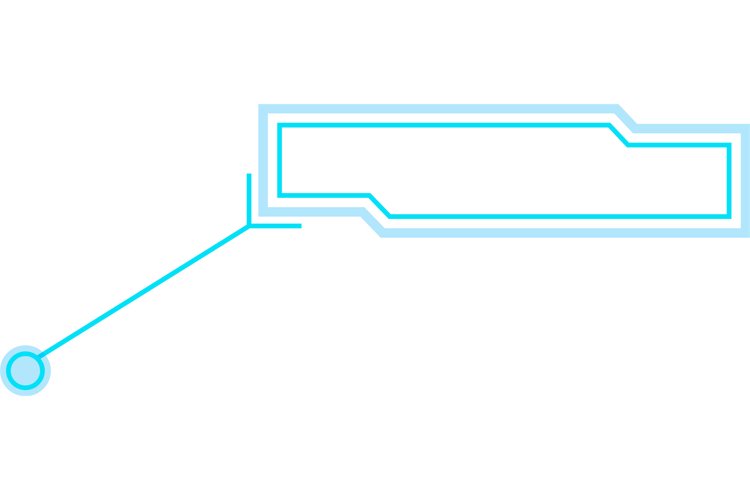 Futuristic frame. Cyberpunk HUD screen example image 1