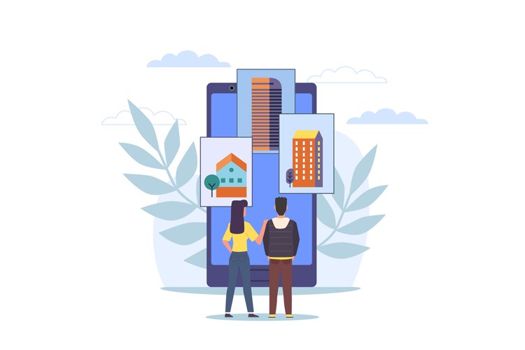 Choosing property. Mobile application for searching real est