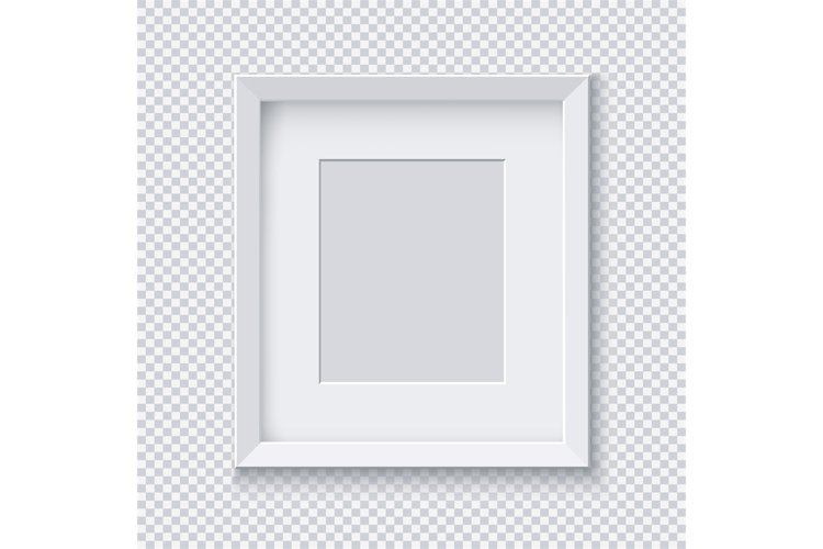 White realistic boarder example image 1