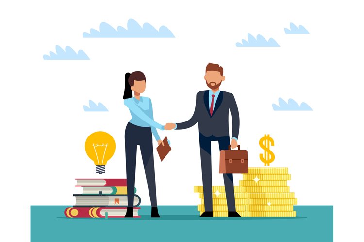 Sponsorship of innovations. Buying and selling ideas. Woman