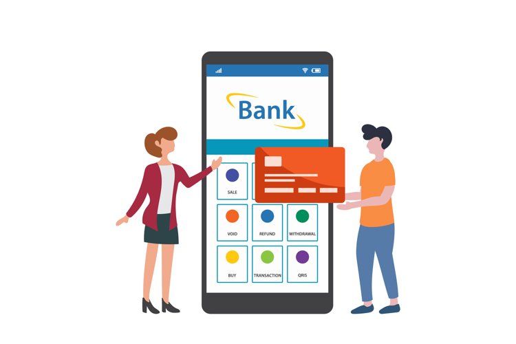 Banking transactions with smartphones