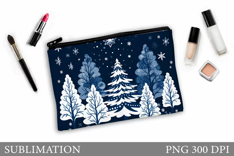 Christmas Tree Makeup Bag. Christmas Makeup Bag Design