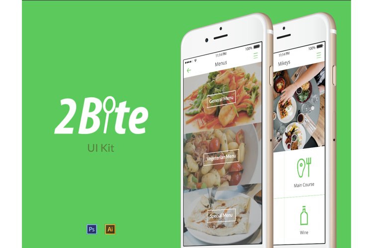 2Bite UI Kit example image 1