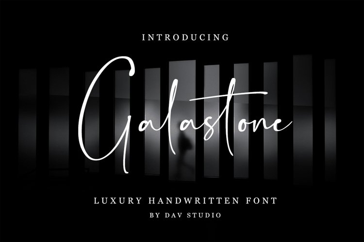 Galastone - Handwritten Font example image 1