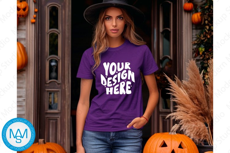White Tshirt Mockup Image 17