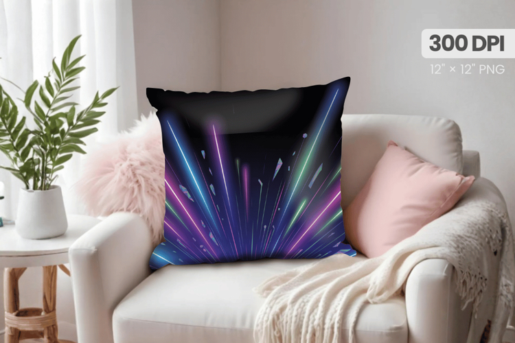 Happy New Year PNG Pillow, Festive New Years Eve 2026 PNG