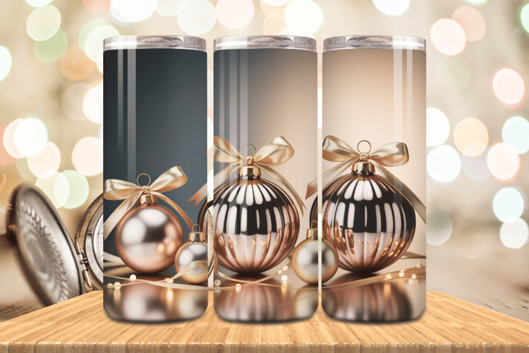 Festive Happy New Year Tumbler Wrap 2026: 20oz Skinny Tumble