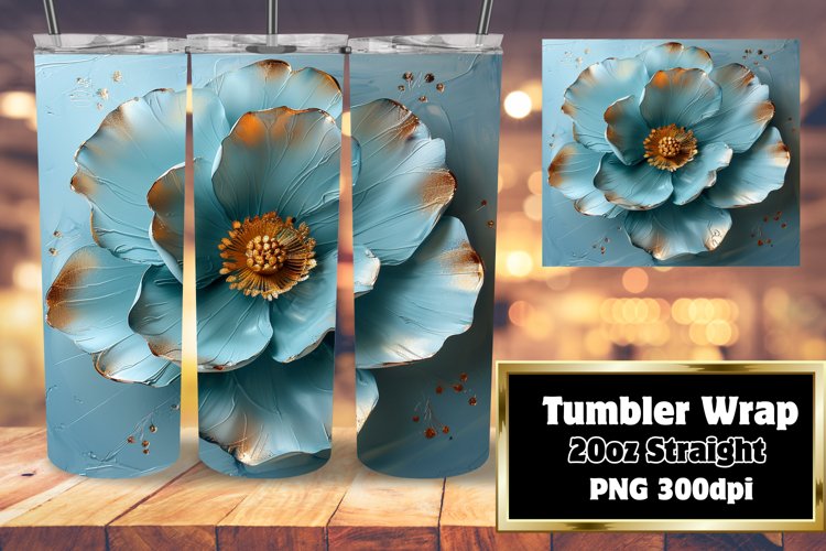 Enchanted Garden: Sublimation Tumbler Design
