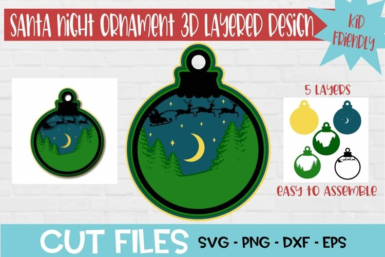 Christmas Ornament Sublimation Designs Image 22