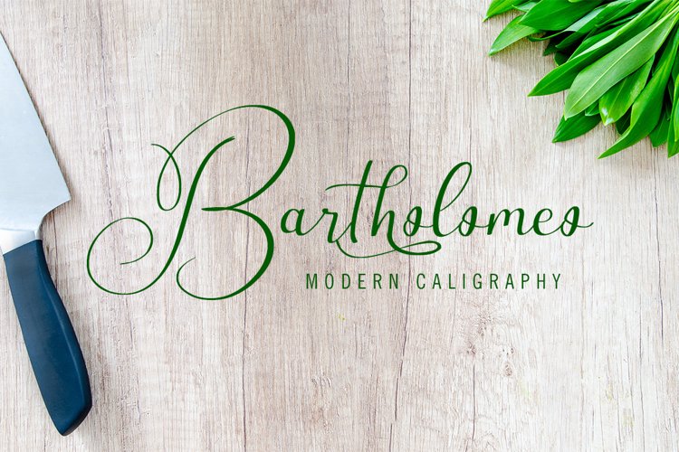 Bartholomeo - Modern Calligraphy example image 1