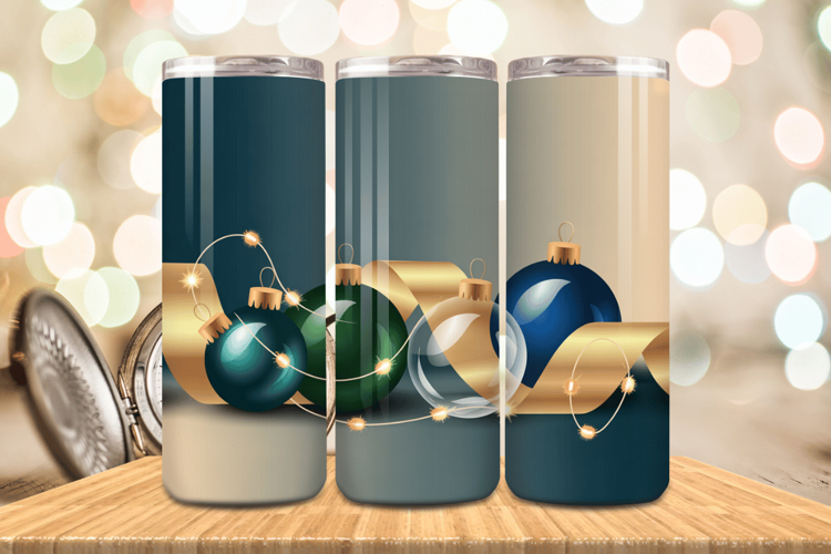 Festive Happy New Year Tumbler Wrap 2026: 20oz Skinny Tumble