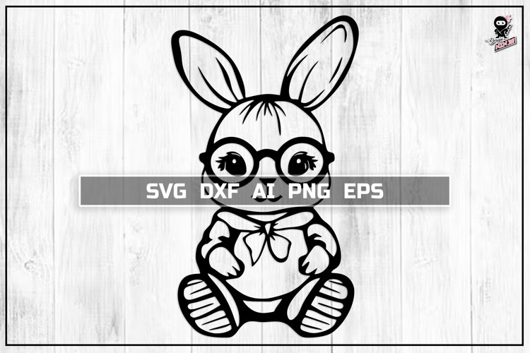 Cute Bunny Svg Image 17