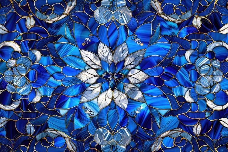 Stained Glass Texture Image 4