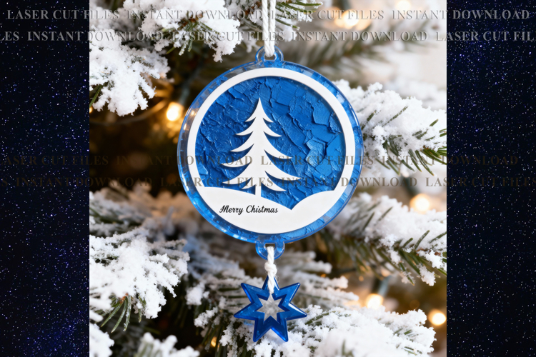 Christmas tree words Christmas Suncatcher Ornament svg