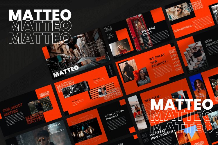 Mateo - Urban Keynote Template example image 1