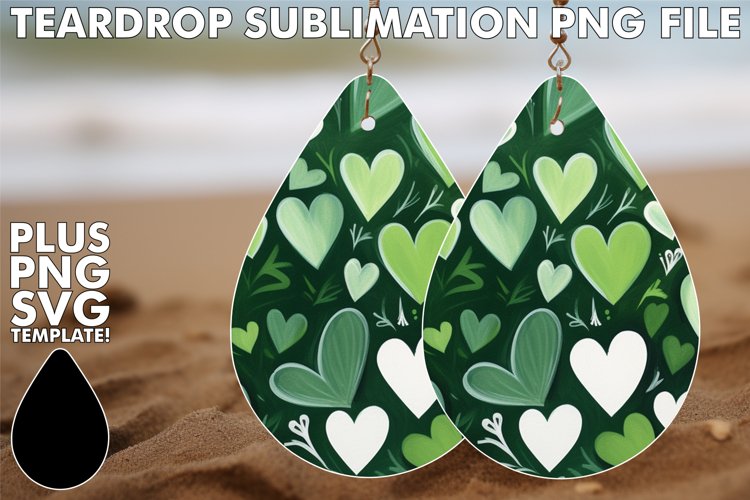 Whimsical Love Pattern Dangles example image 1