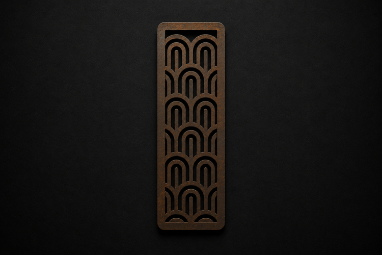 Abstract Arch Wooden Bookmark for Book Lovers